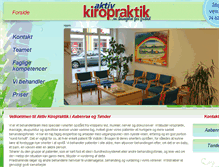 Tablet Screenshot of aktivkiropraktik.dk